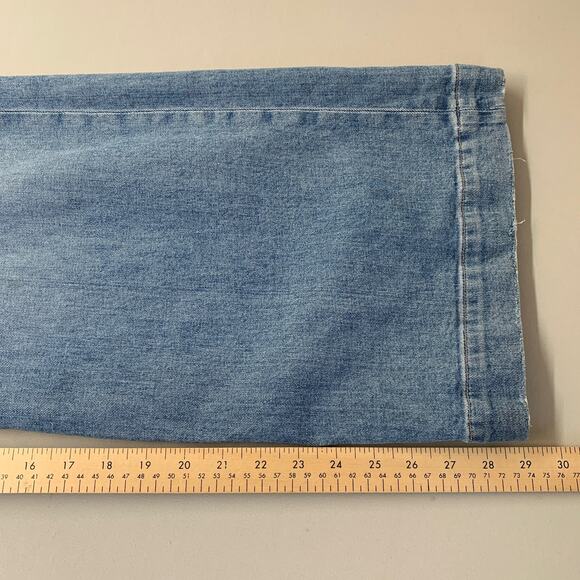 PAIGE Harper Jeans Women Size 26 Blue Kara Wash Wide Leg High Rise Denim - Picture 7 of 11